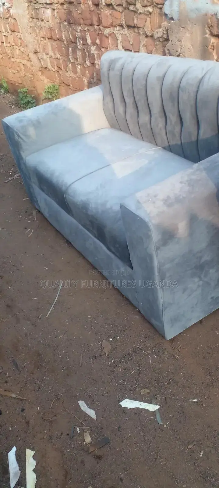 2 Seater Sofa Seat in Grey Colour Readily Available