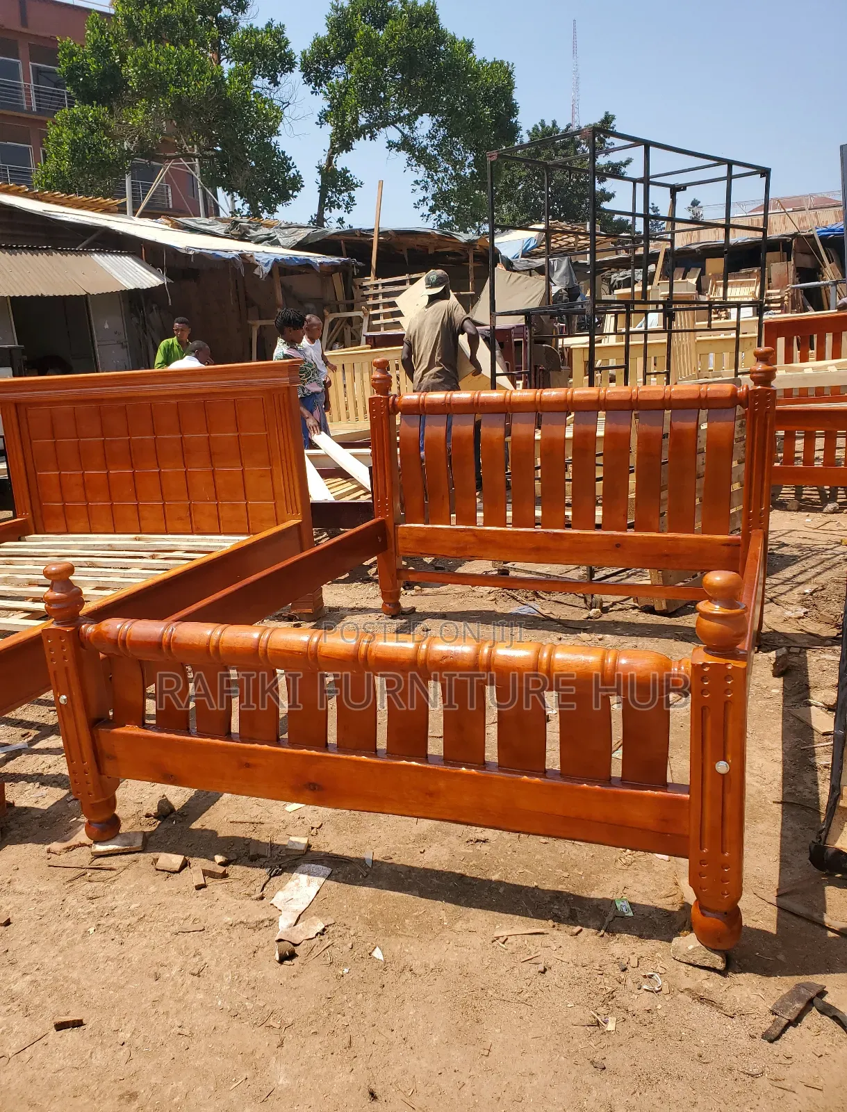 5by6 Bed/ 5*6 Furniture/ Brown Bed