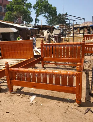5by6 Bed/ 5*6 Furniture/ Brown Bed