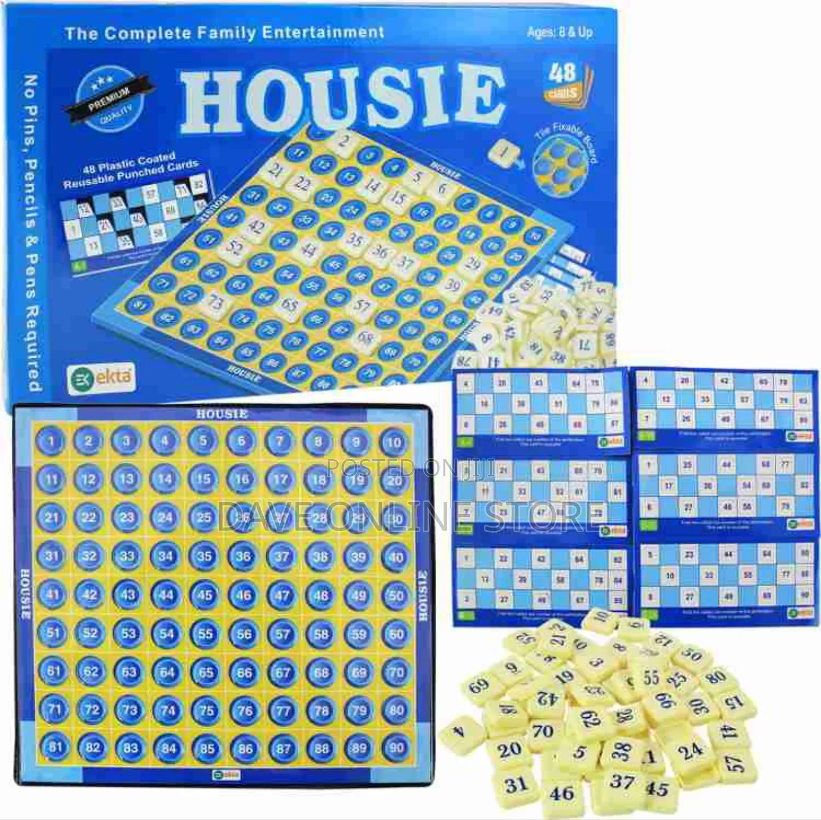 Housie Deluxe Family Party Fun Board Game