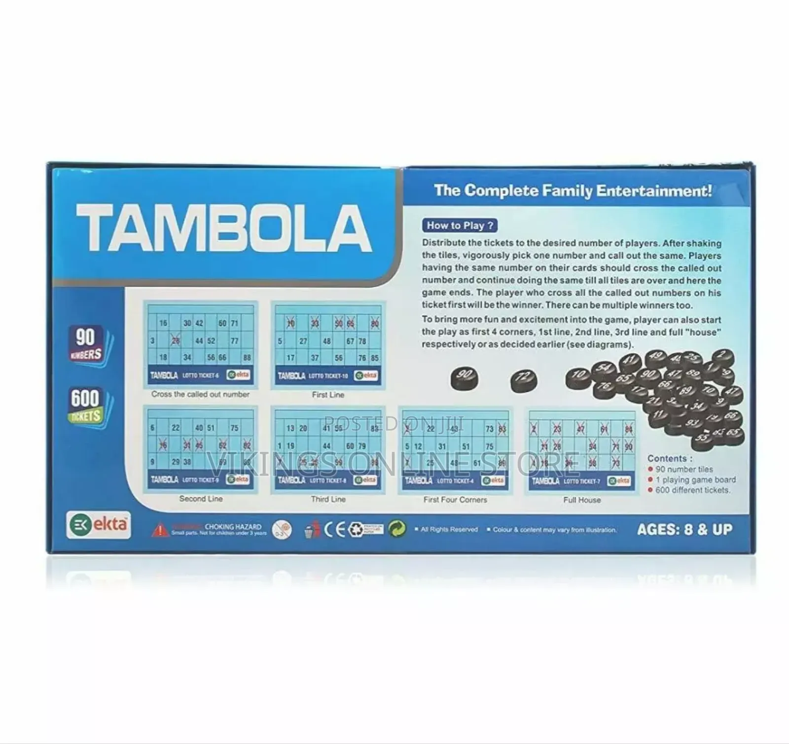 Tambola Family Fun Game With 600 Tickets