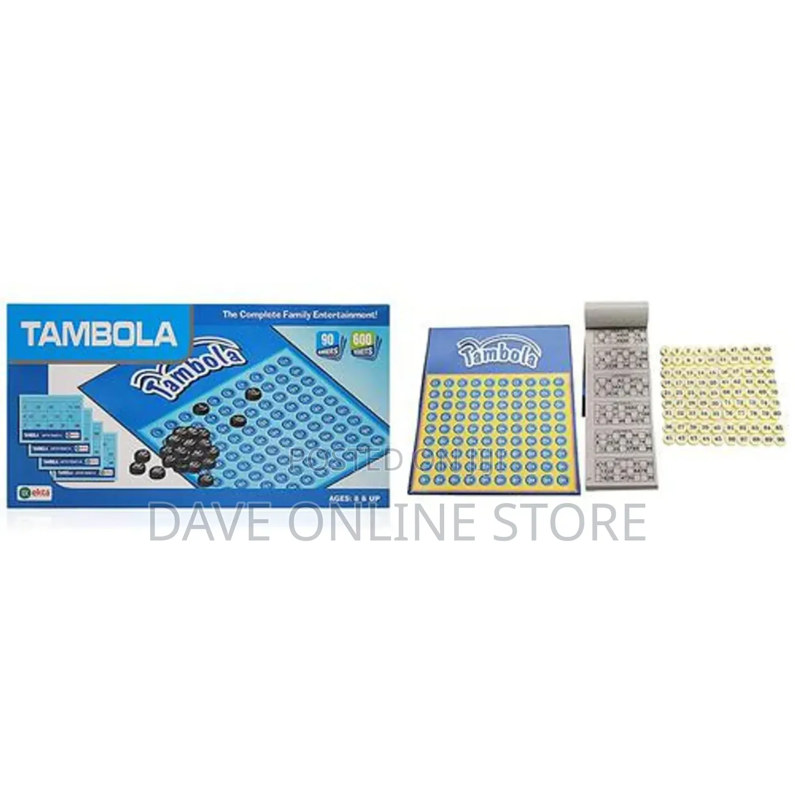 Tombola Family Fun Game With 600 Tickets