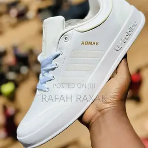 Original Triple White Adidas Samba Sneakers