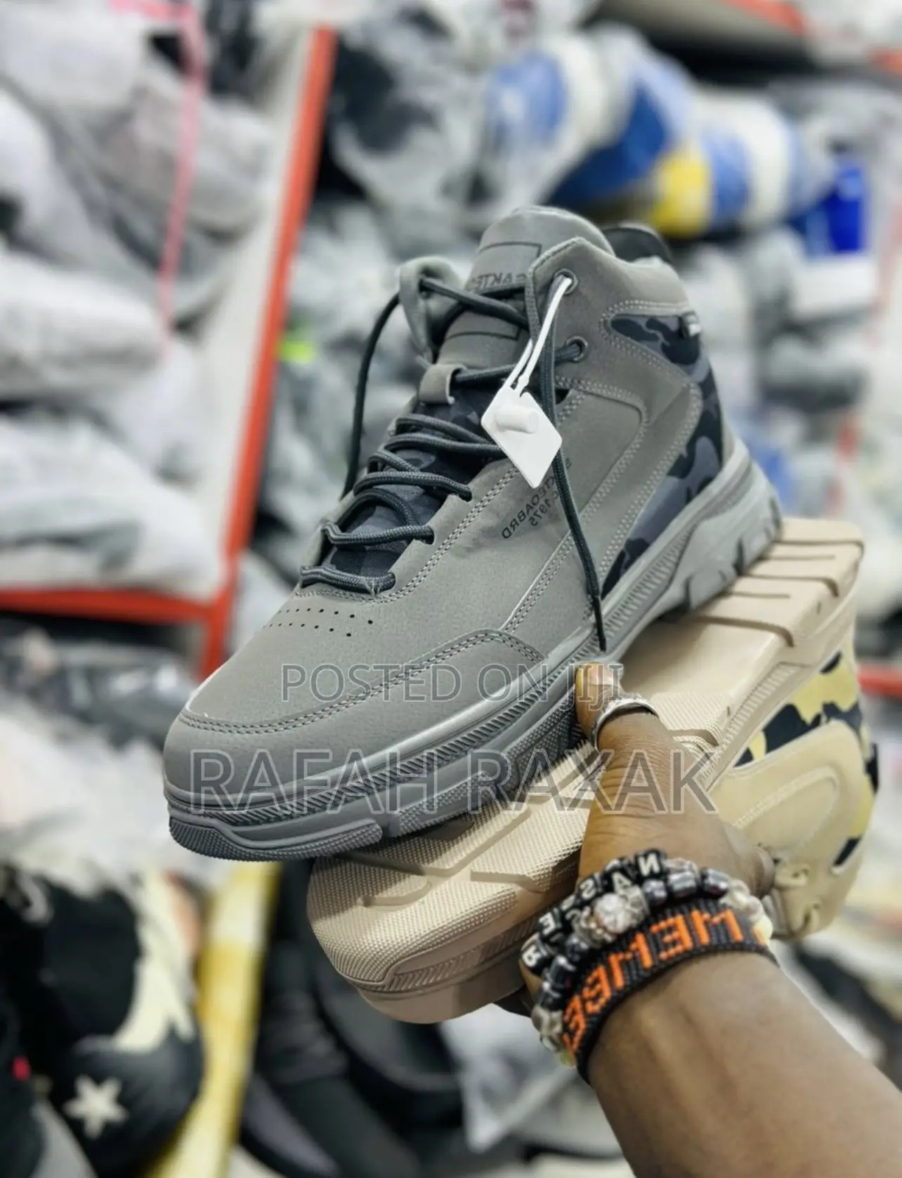 Classic Men’S Grey Skateboard Casual Outdoor Shoes