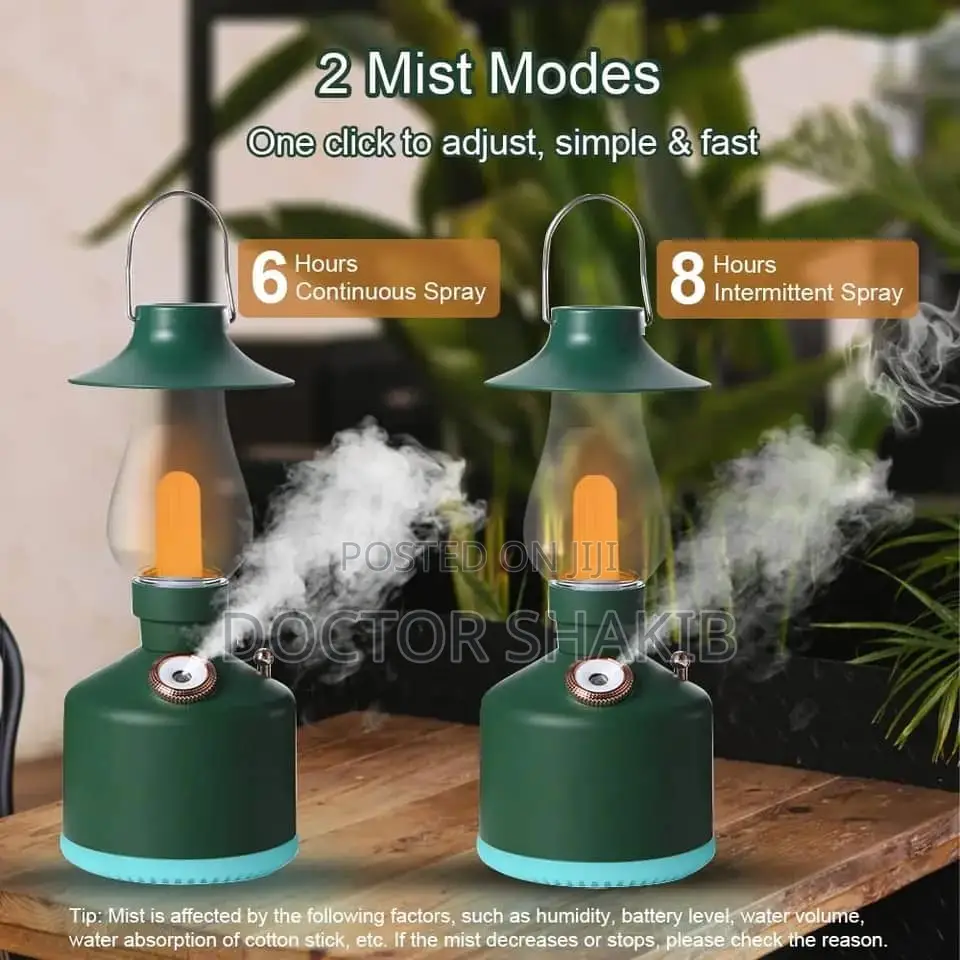 New Vintage Fire Lamp Rechargeable for Office Bedroom