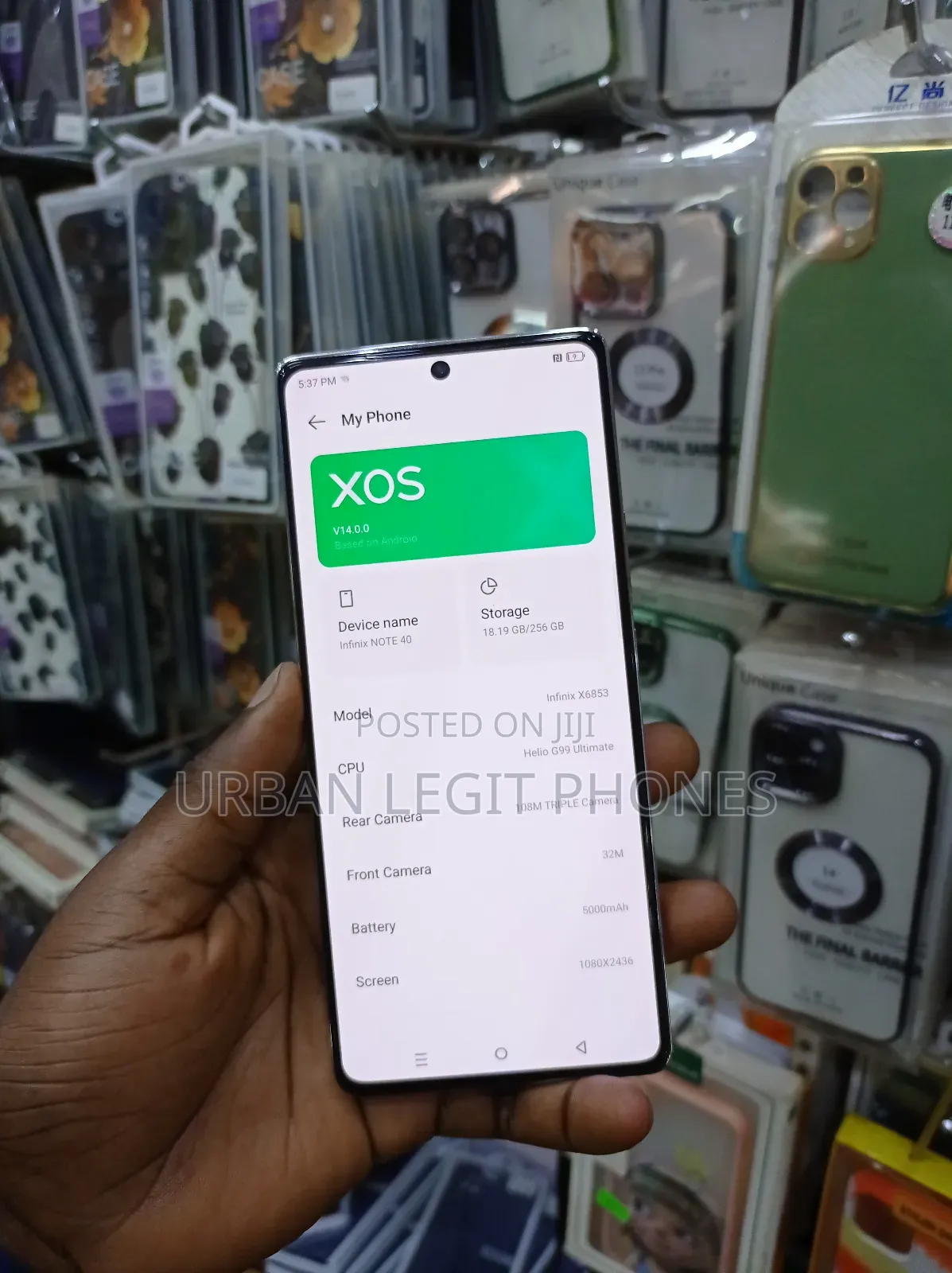 Infinix Note 40 256 GB White