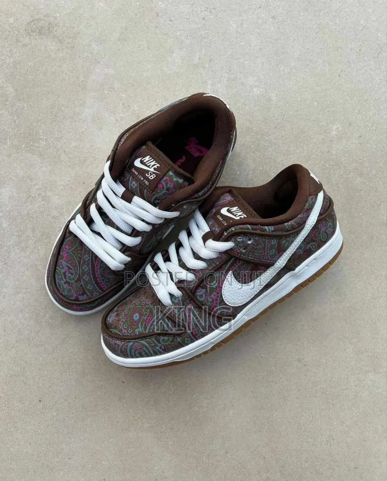 Nike SB Dunk Low Pro Paisley Brown Men's