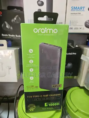 Powerbank Oraimo 10,000mah With Type-C Output 15W PD