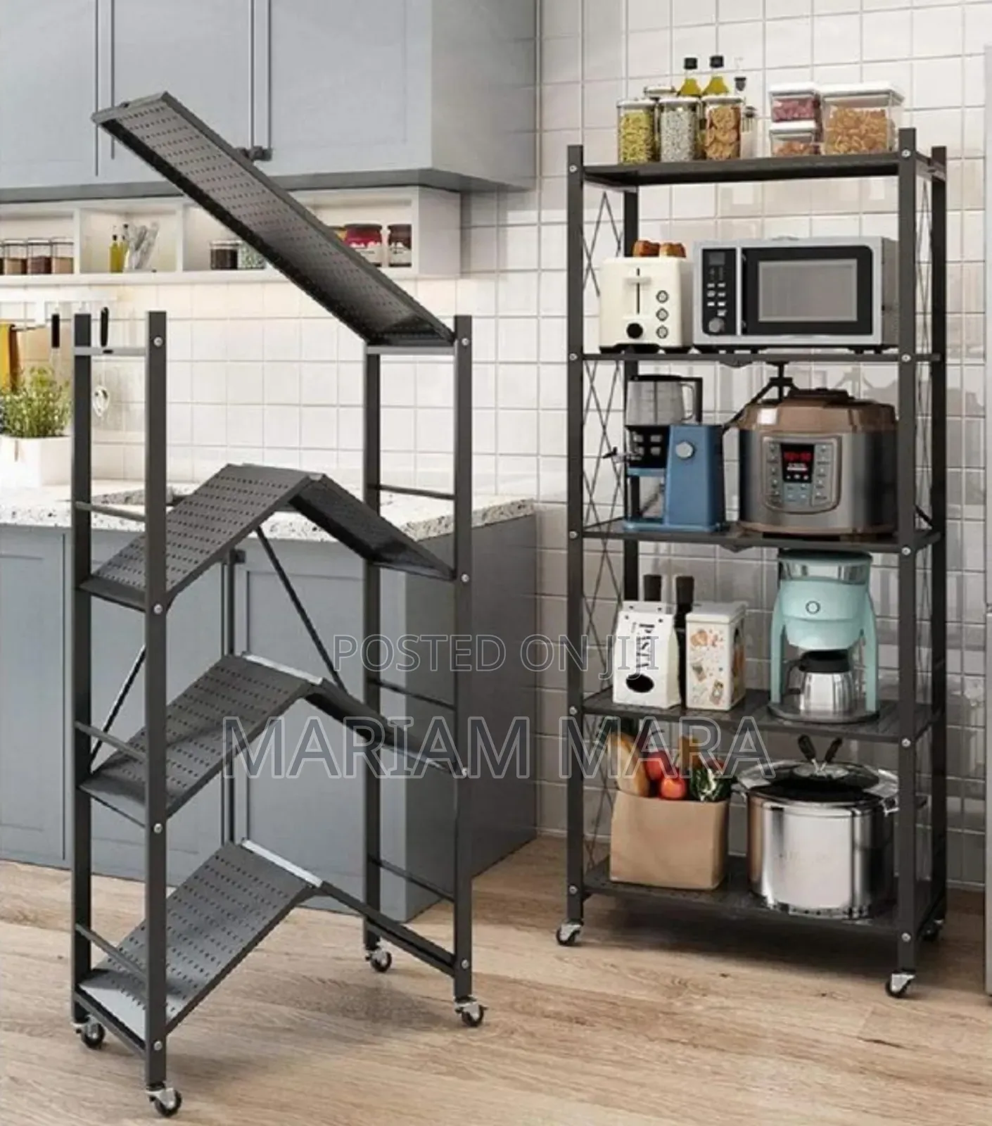 Foldable Heavy Duty Storage Rack 5 Tier