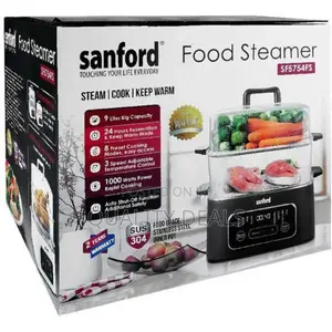 Sanford 2 Tier Vegetable Food Steamer 3 Speed
