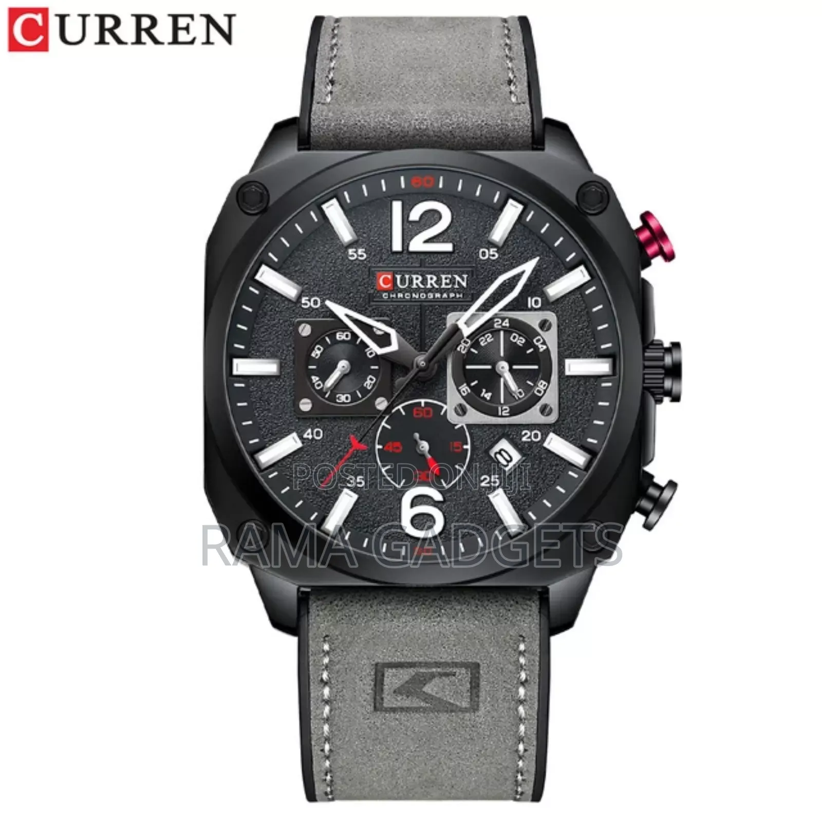 CURREN Top Luxury Brand Men's Fashion Leather Strap