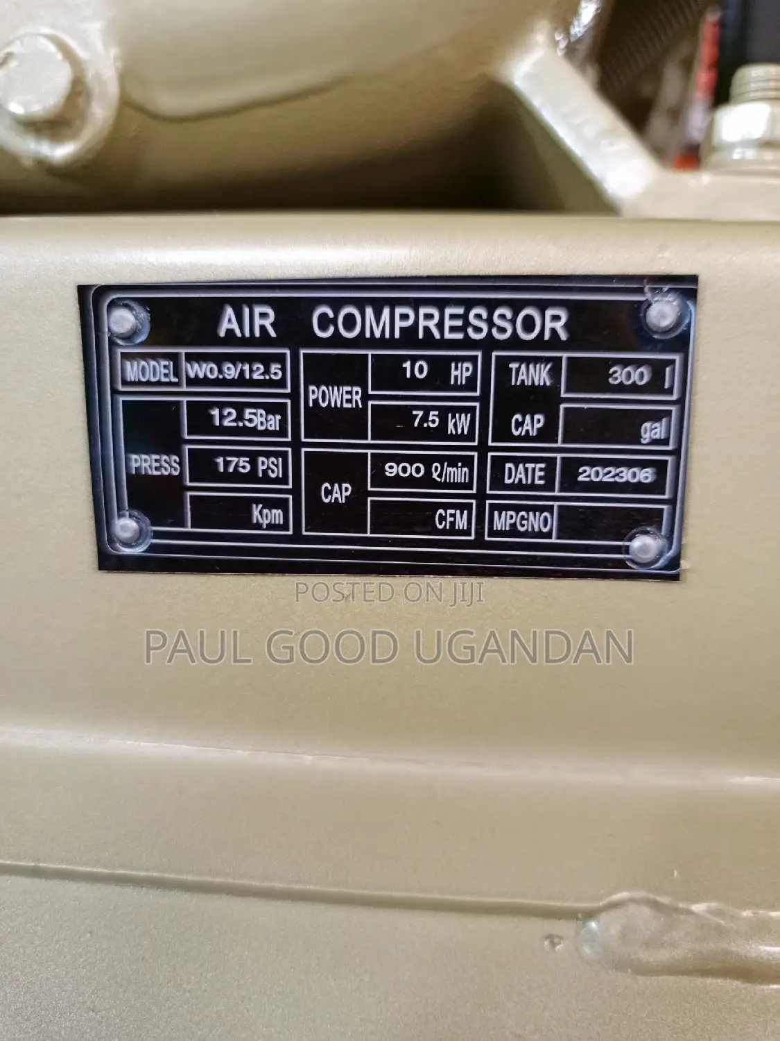 Air Compressor (300l)