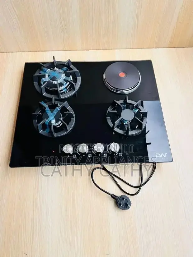 Digiwave 3 Gas, 1 Hot Plate Inbuilt Glass Cooker