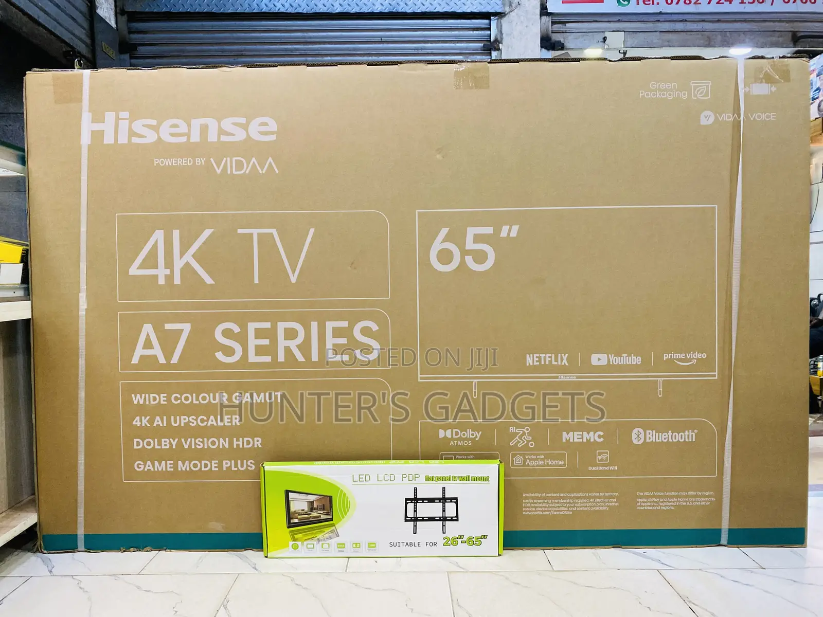 65 Inch Hisense A7 Series Smart Uhd Brand New With Mount