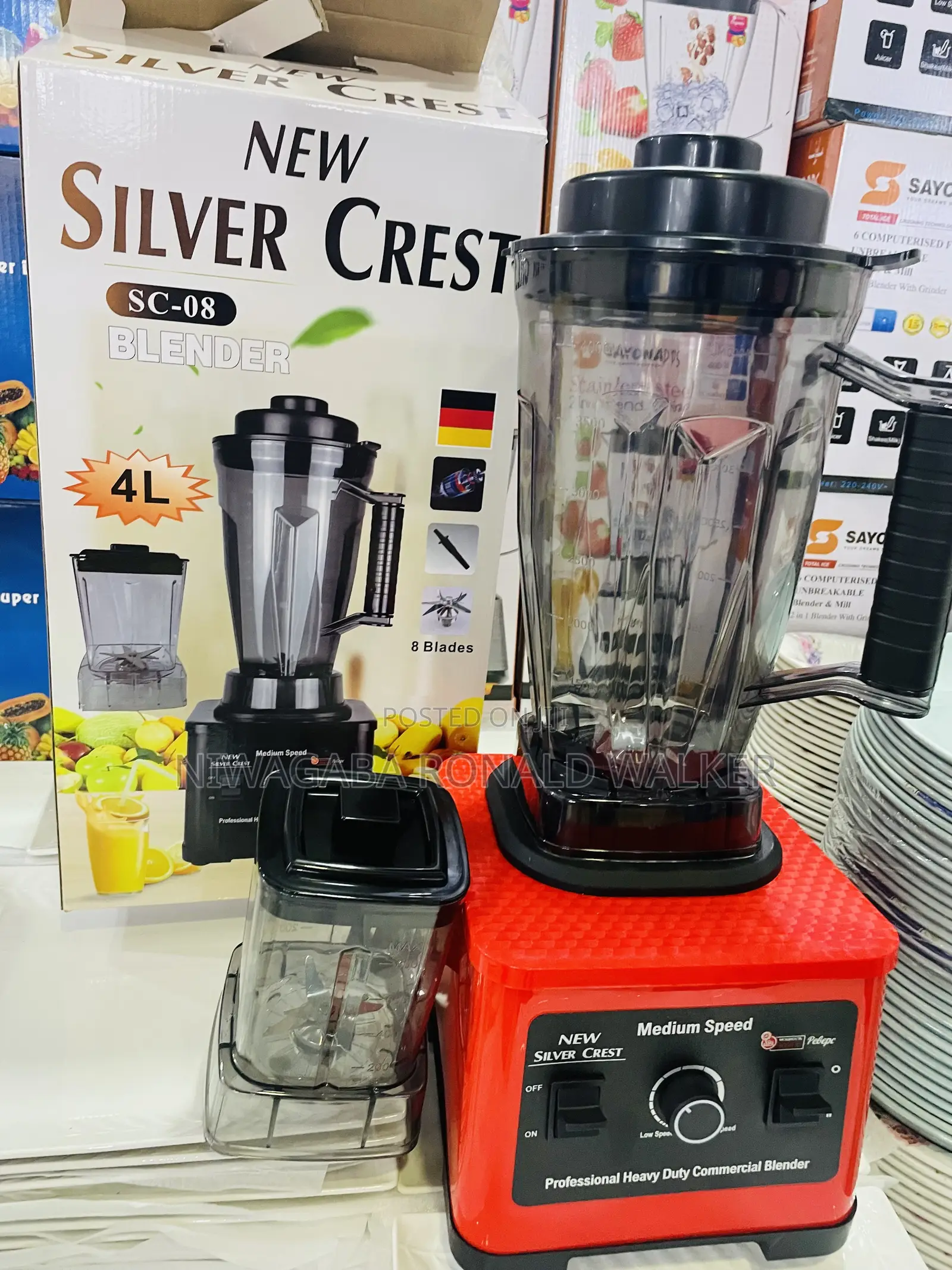 2 in 1 4.0l Commercial Heavy Duty Blender