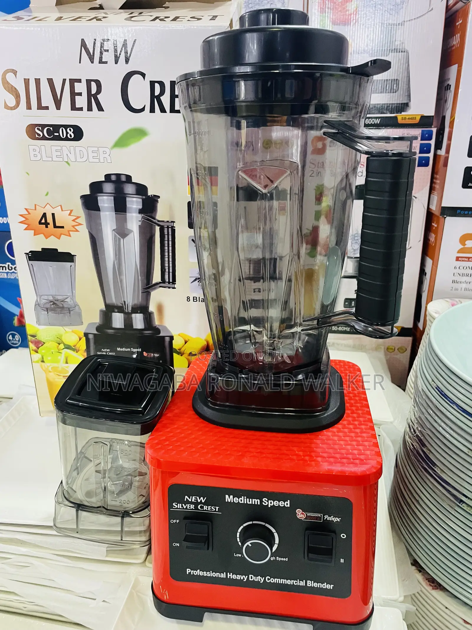 2 in 1 4.0l Commercial Heavy Duty Blender