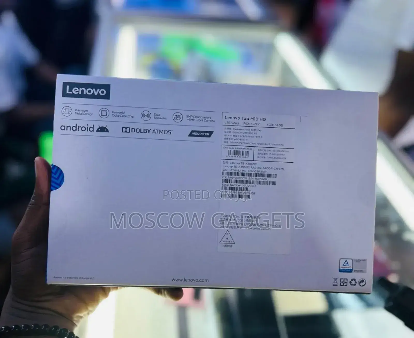New Lenovo Tab M10 64 GB Black