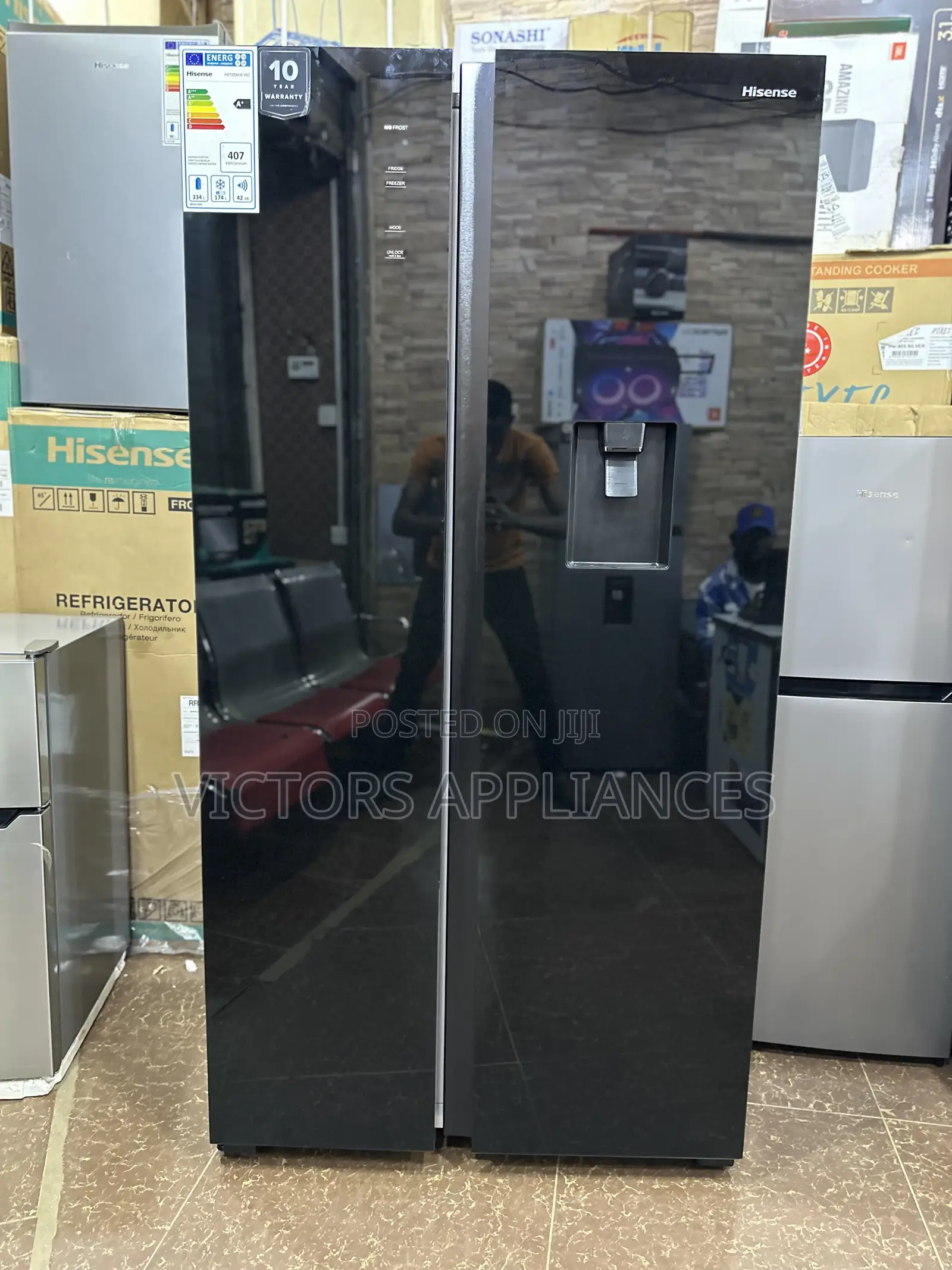 Hisense Side by Side Refrigerator 670L NEW MODEL