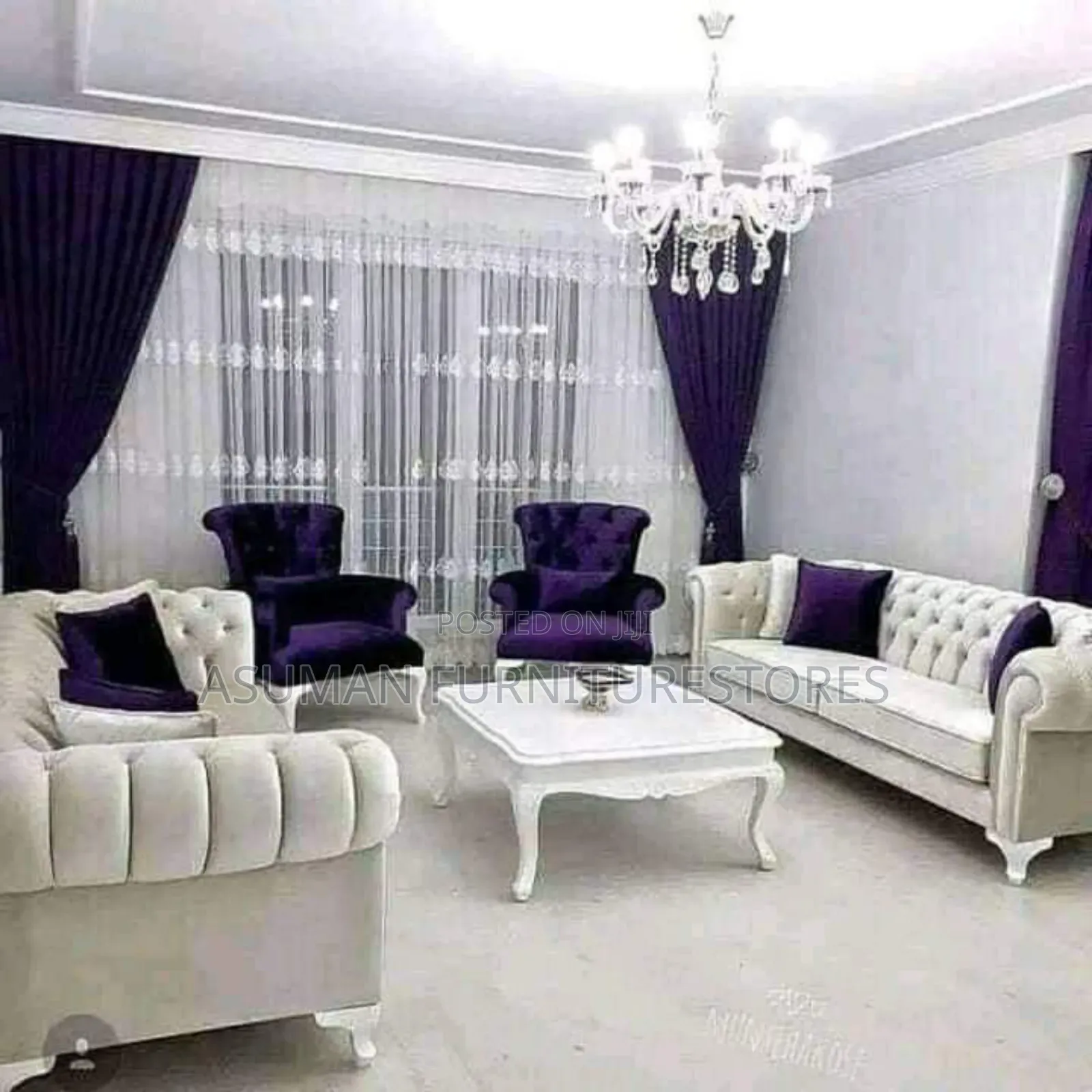 Modern 6seater Chesterfield Sofa Set Call