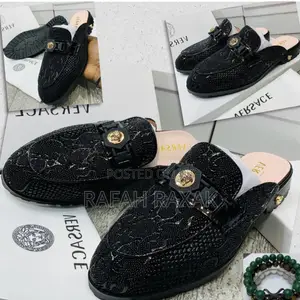 Original Men’S Versace Mules Luxury Half Shoes
