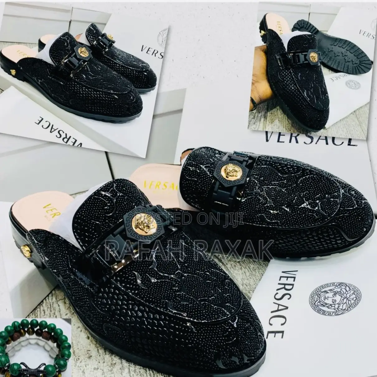 Original Men’S Versace Mules Luxury Half Shoes
