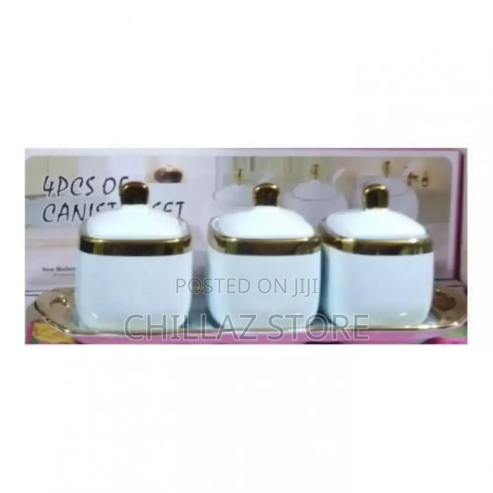 Glass Sugar Bowl Set