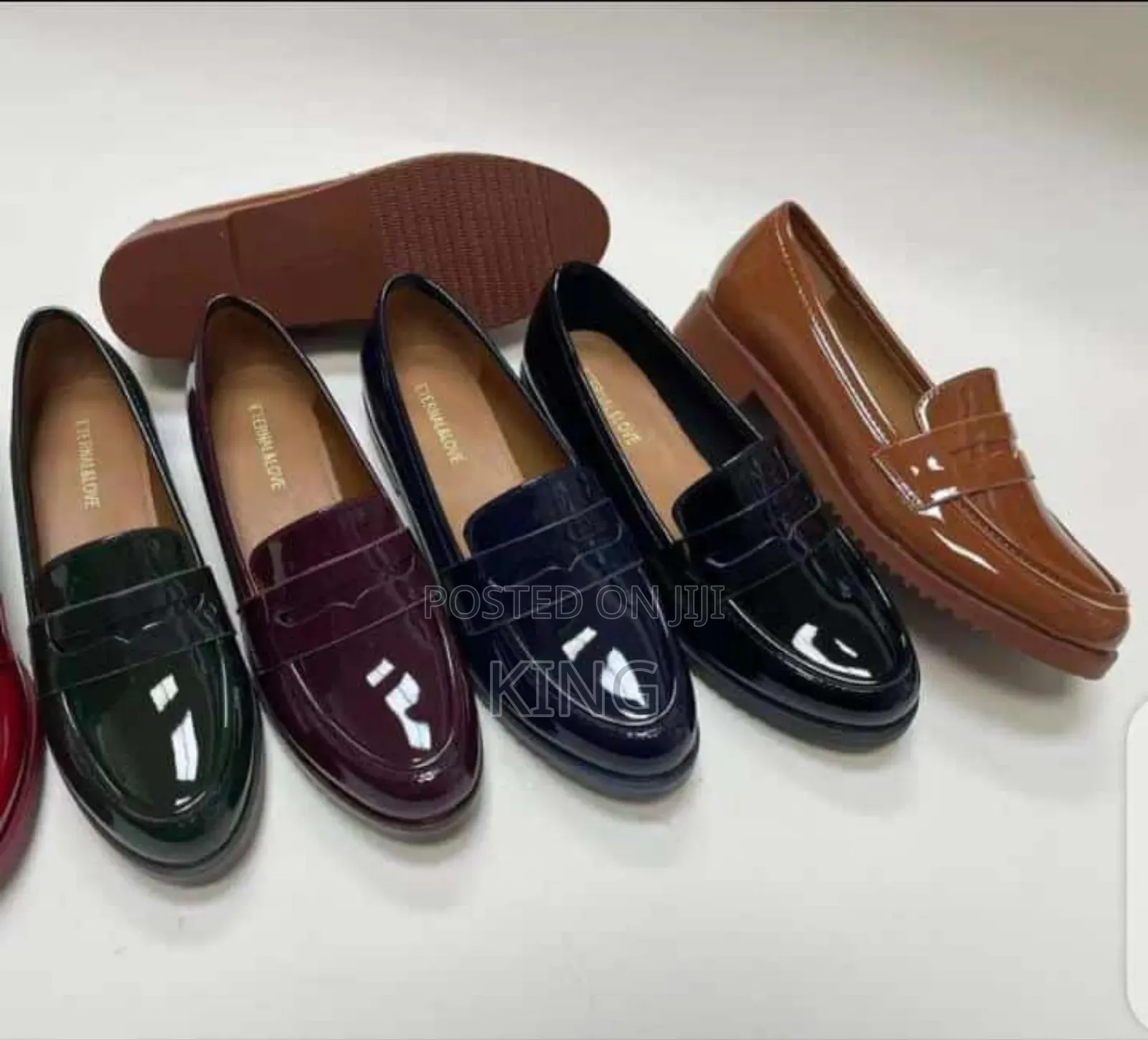 Ladies Shinny Loft Shoes