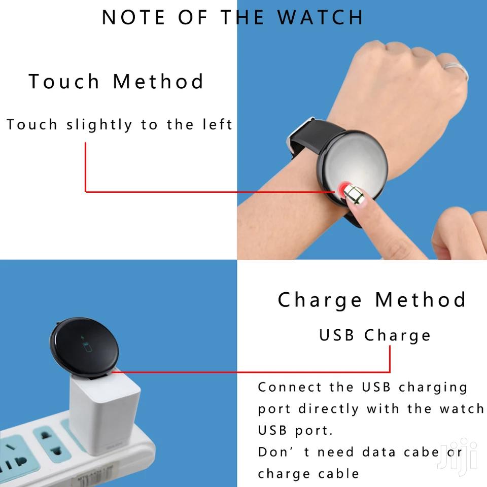 New Smart Health Bracelet Watch With Inbuilt Charger Red