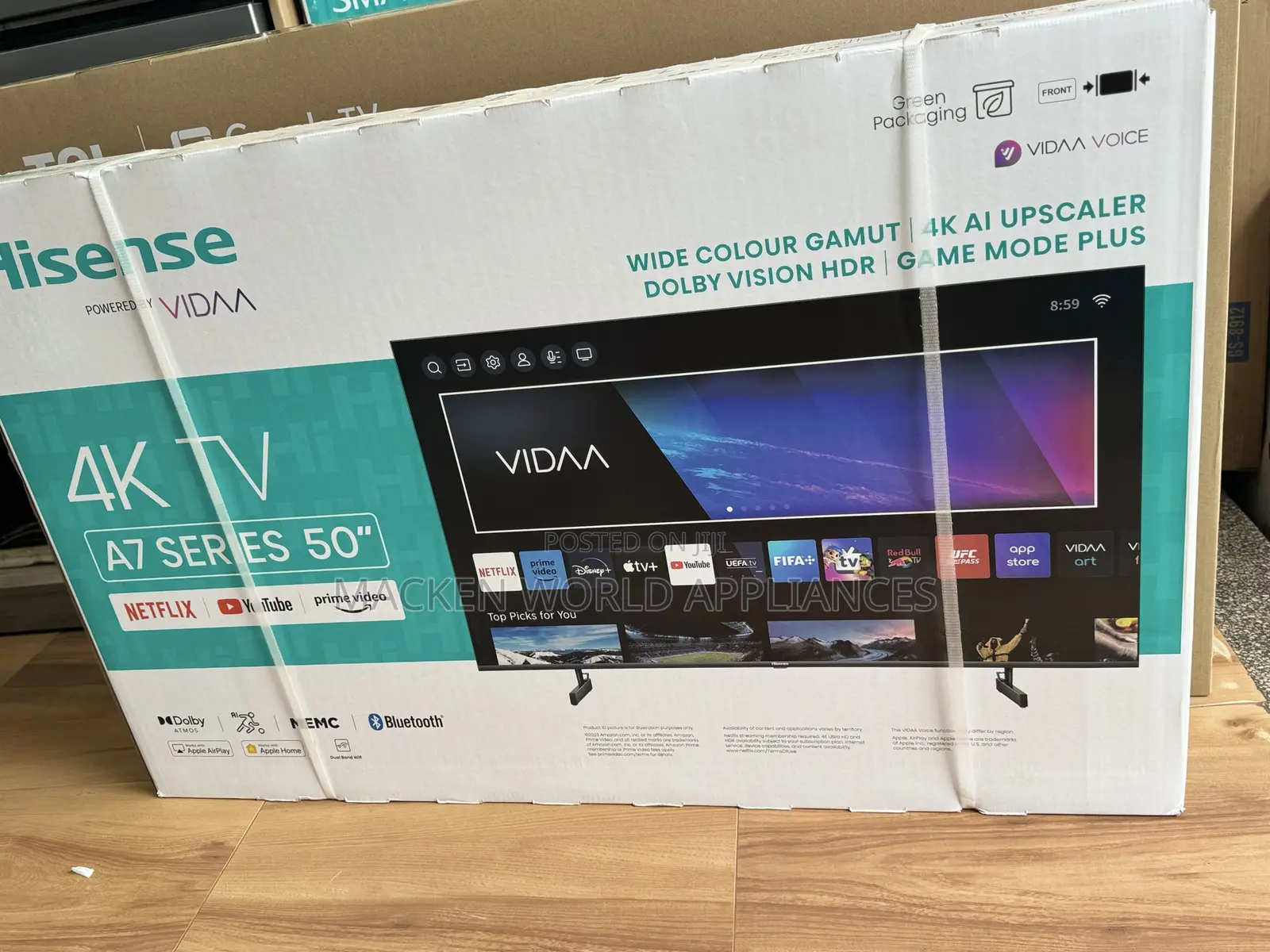 Hisense Smart Uhd A7 Series 50 Inches TV
