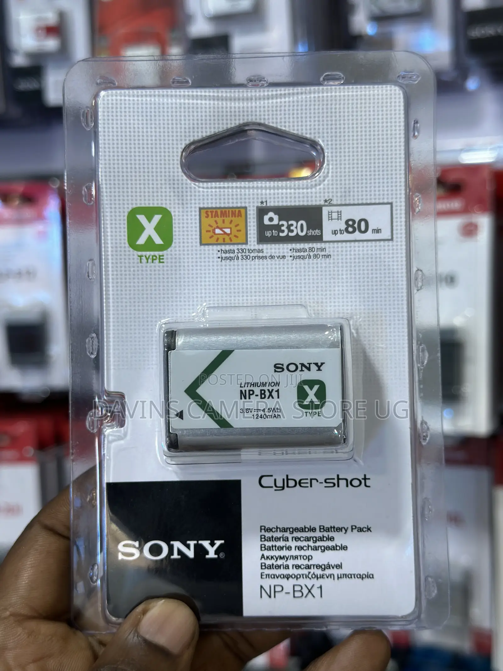 Sony X Lithium Ion Np-X