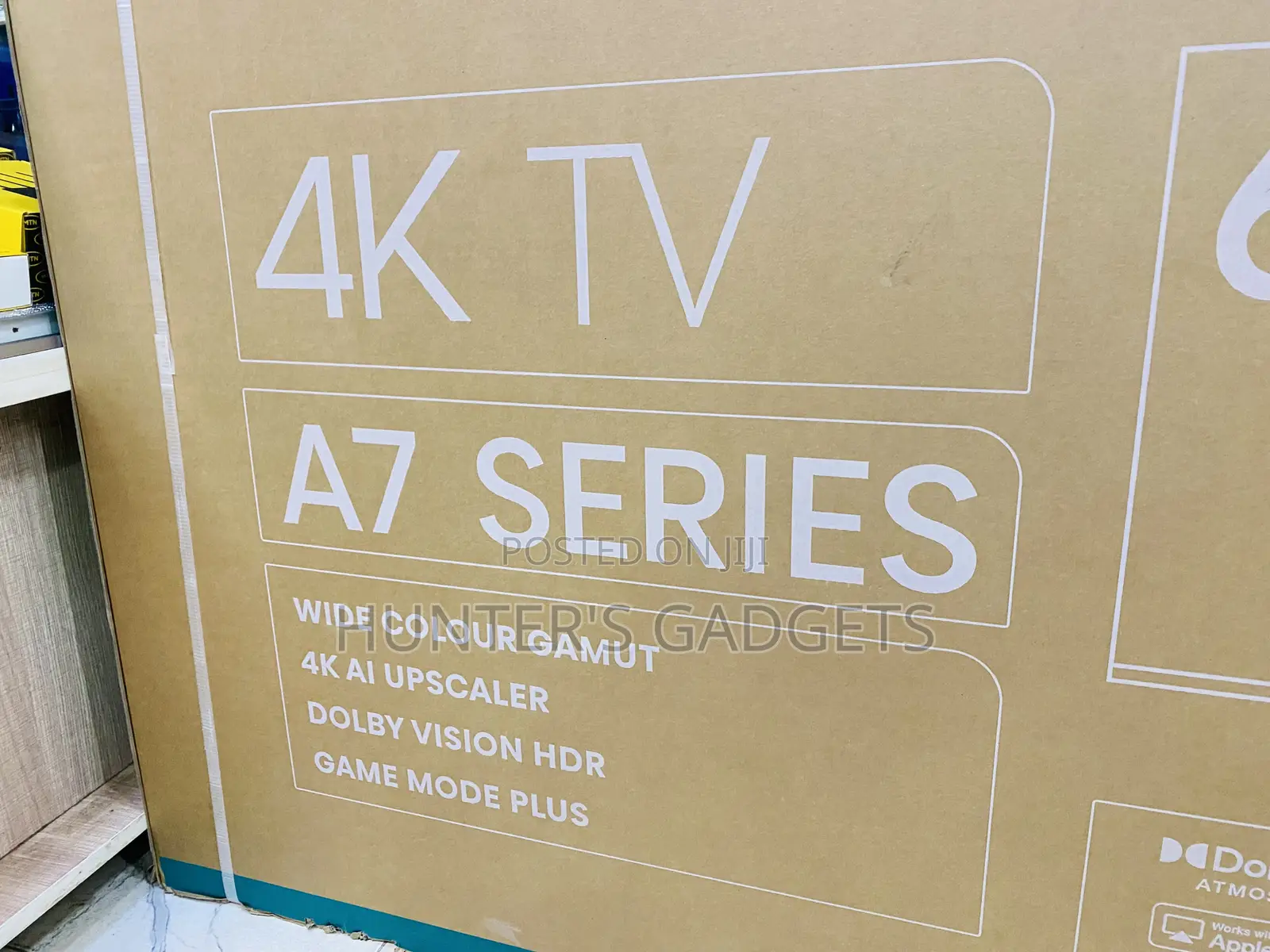 Euro 2024 65’ Hisense A7 Series Brand New Wiz Free Wallmount