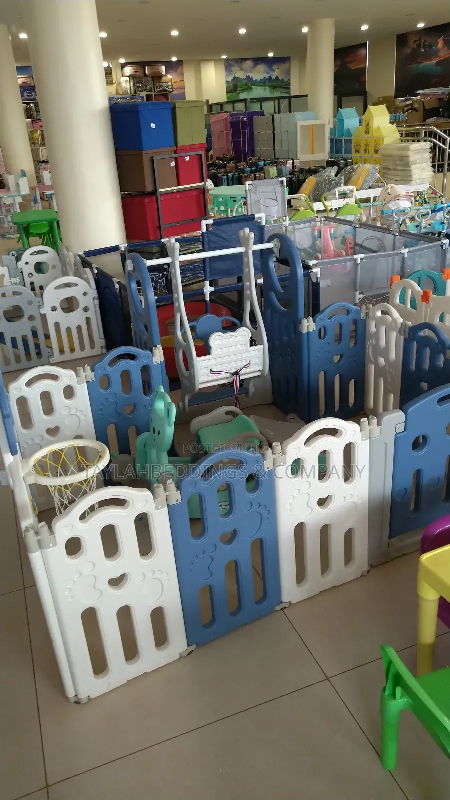 Playpens Kids Home Activity Area Versatile Multi Color