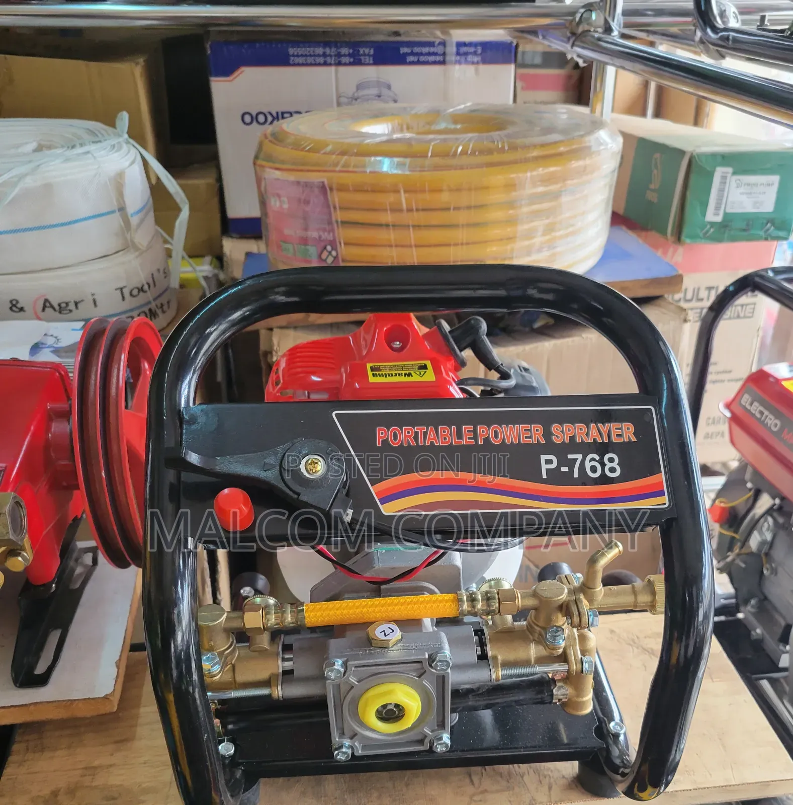 Power Sprayer With Hose Pump 50 Metres.