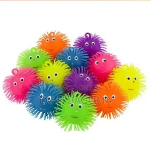 Lighting Puffer Soft Rubber Ball for Babies