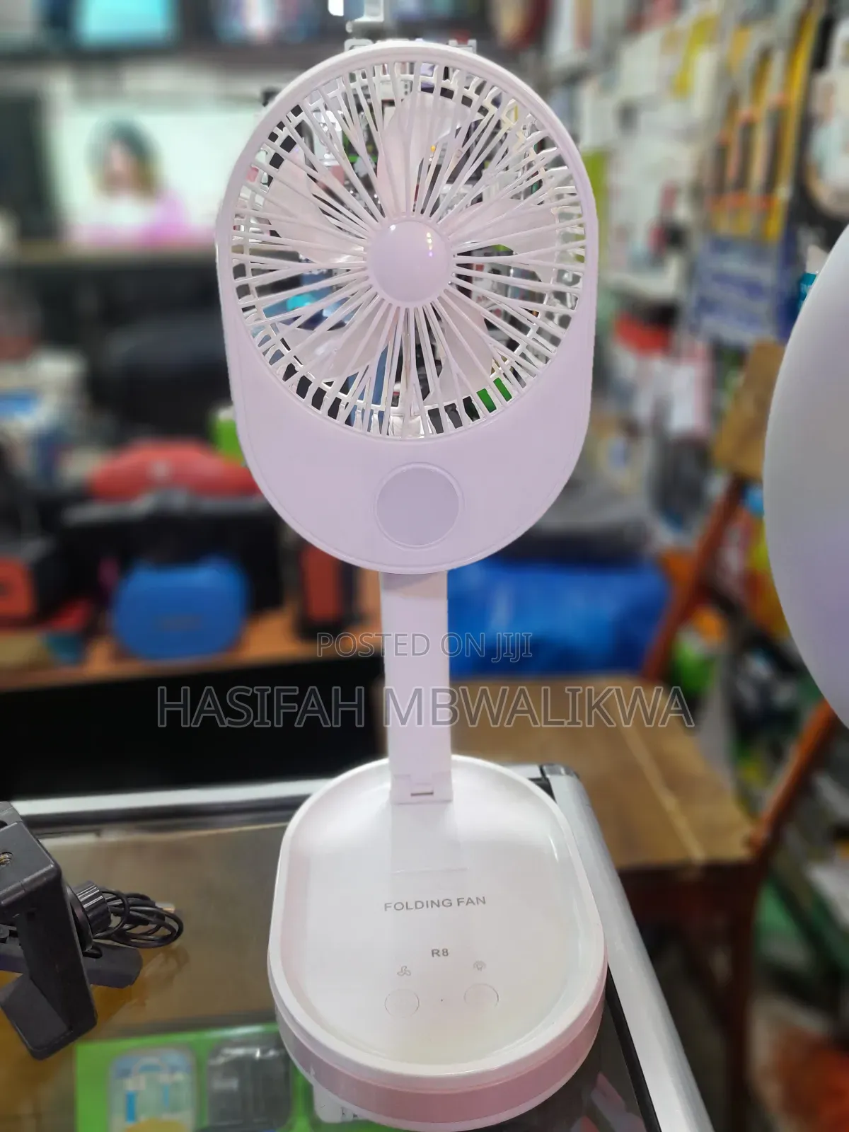 Rechargeable Foldable Table Fan