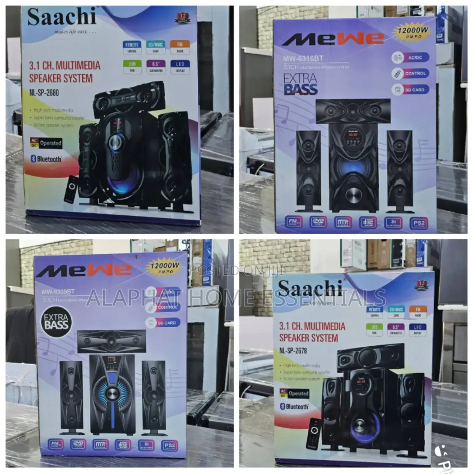 Saachi, Mewe Speakers /Hoofers