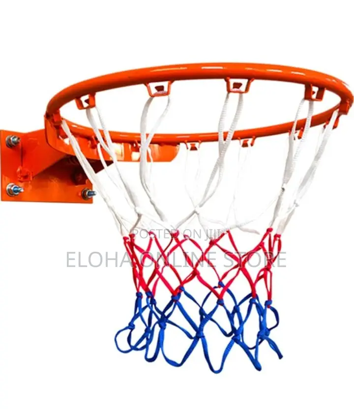 Outdoor Basketball With a Rim