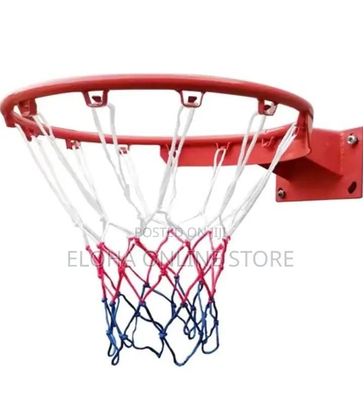 Outdoor Basketball With a Rim