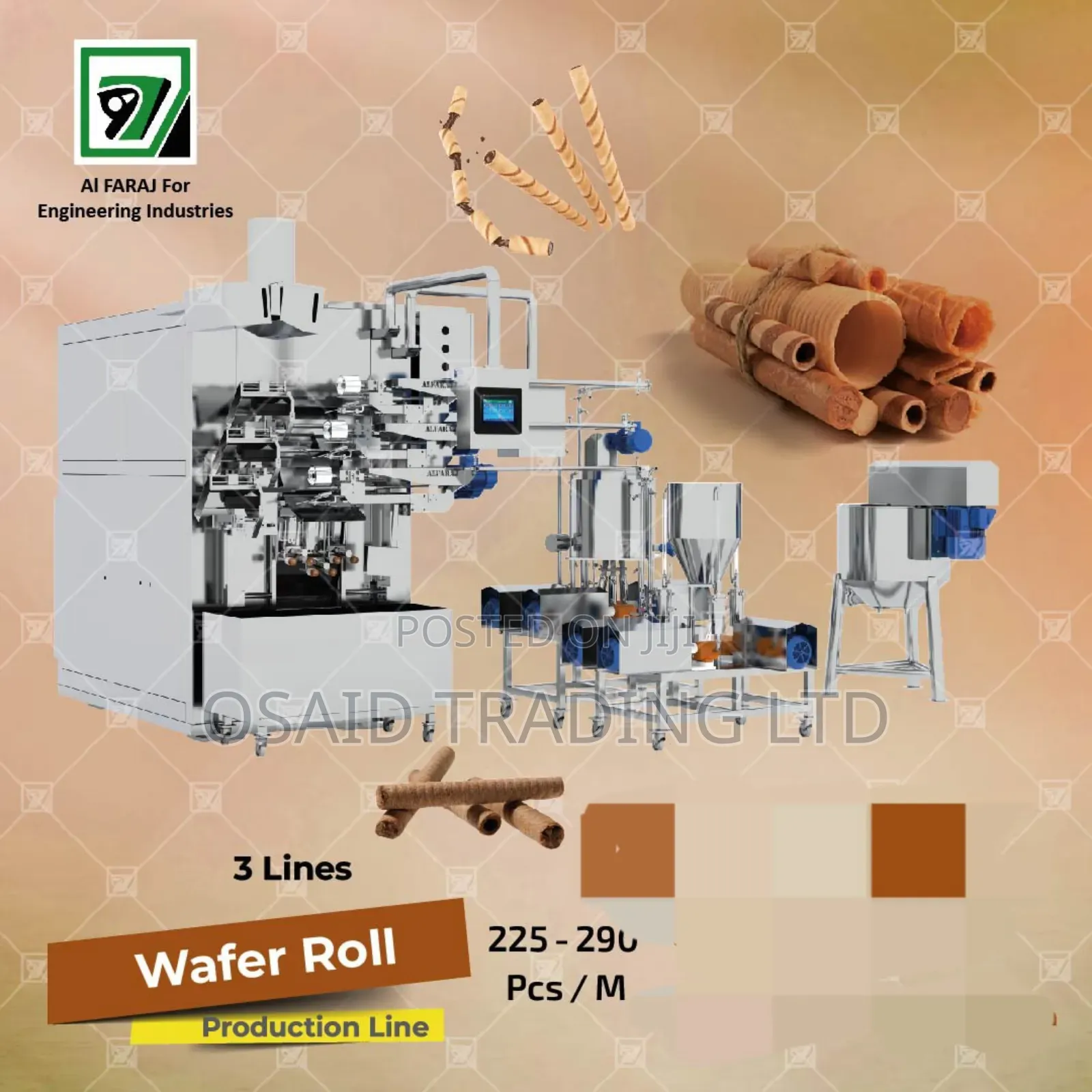 Roll Wafer Production Line, New At East Africa
