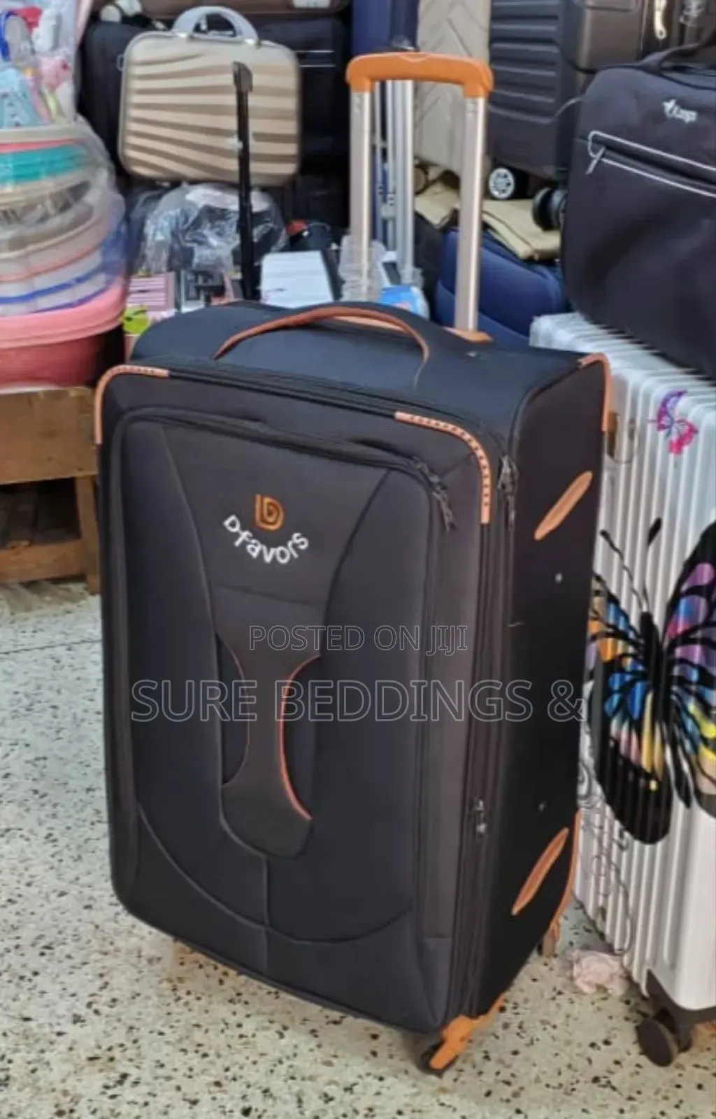 Large D Favors Suitcase