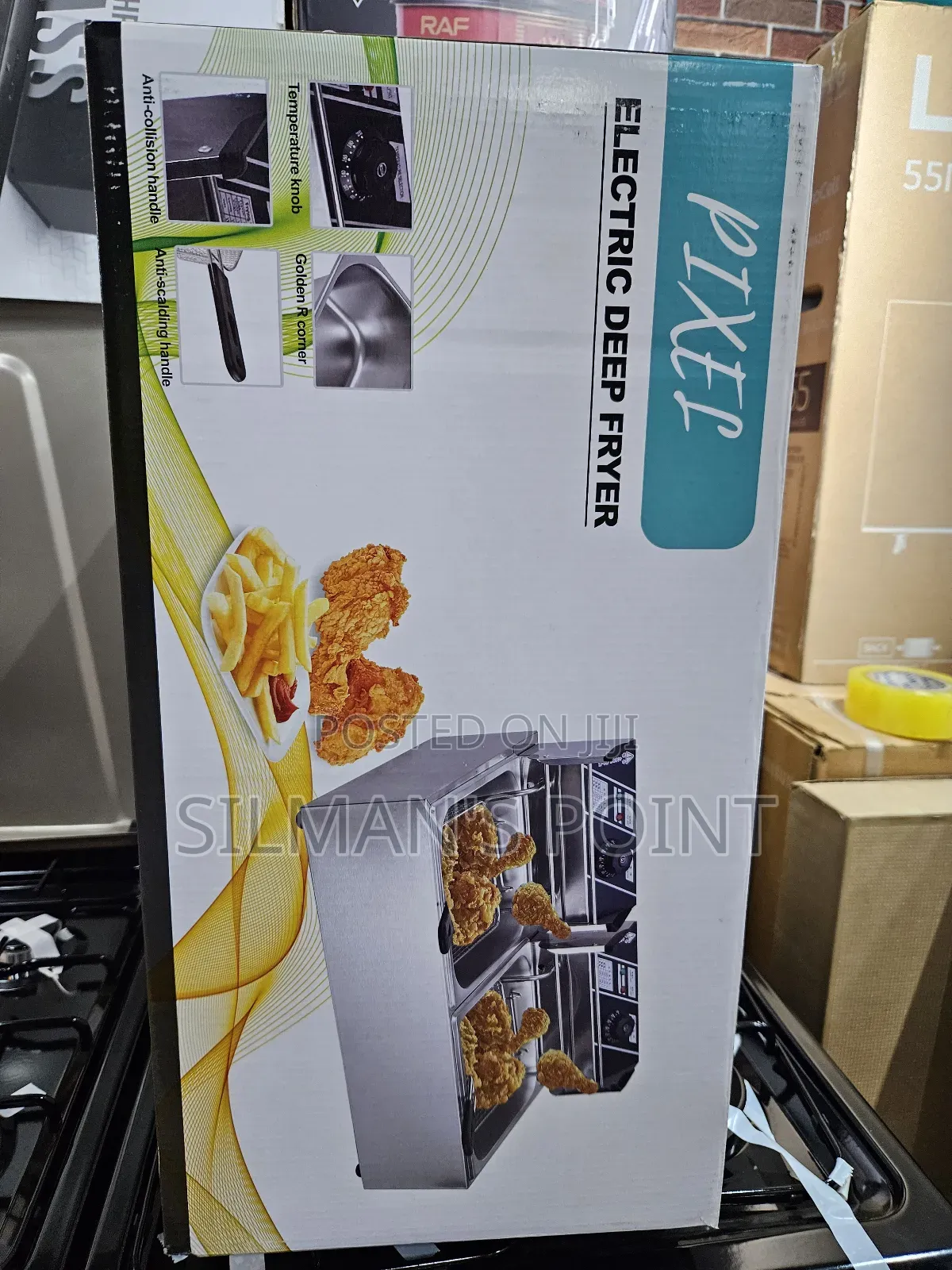 Pixel Electric Deep Fryer Double