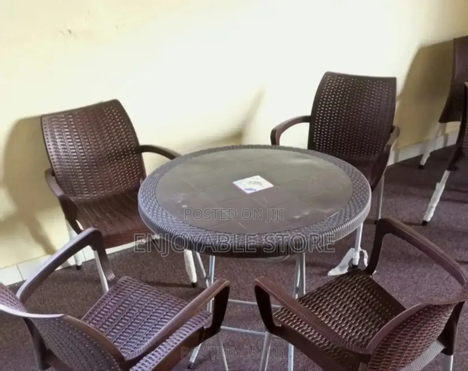 Restaurant Chairs and Table Plastic