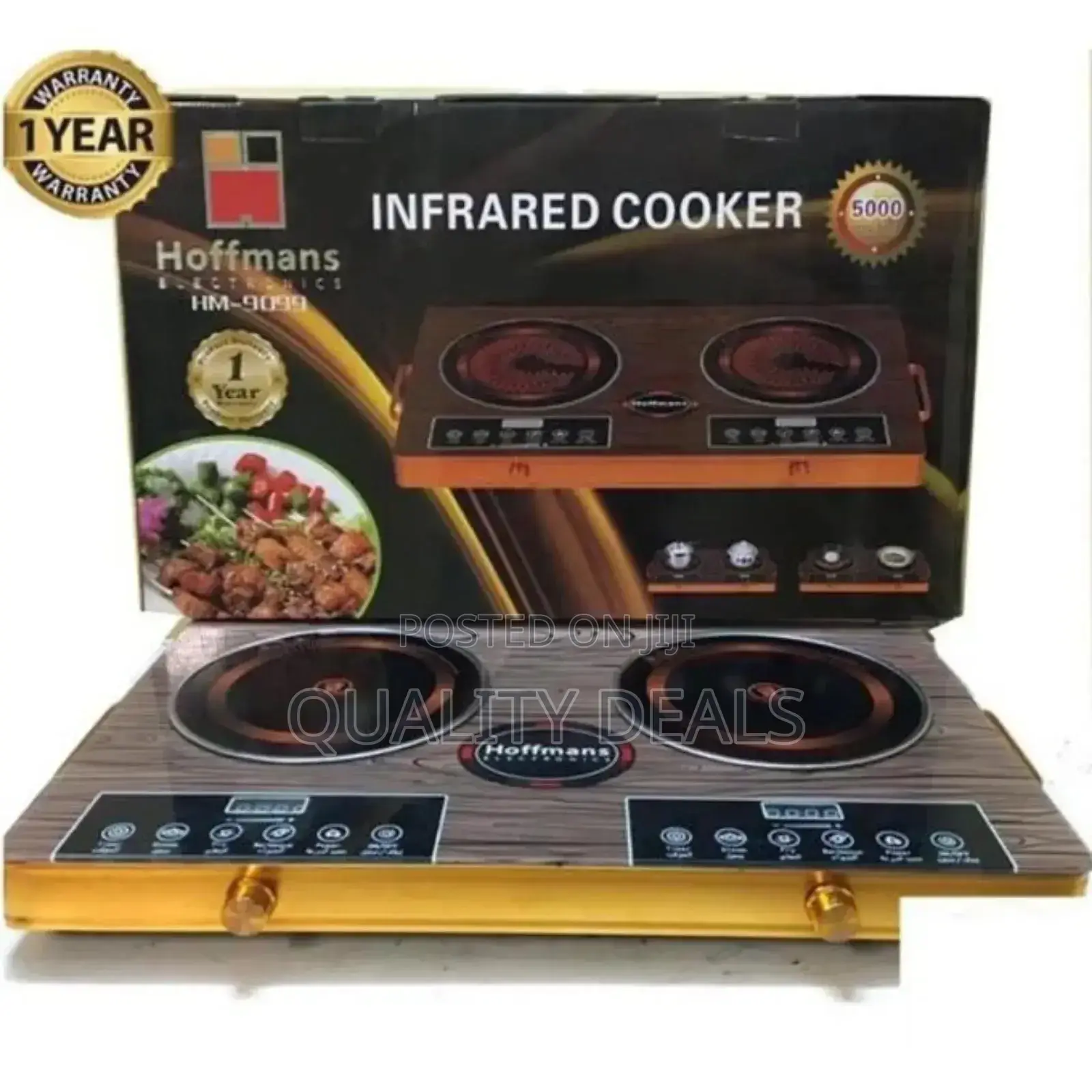 Hoffmans Double Infrared Digital Cooker