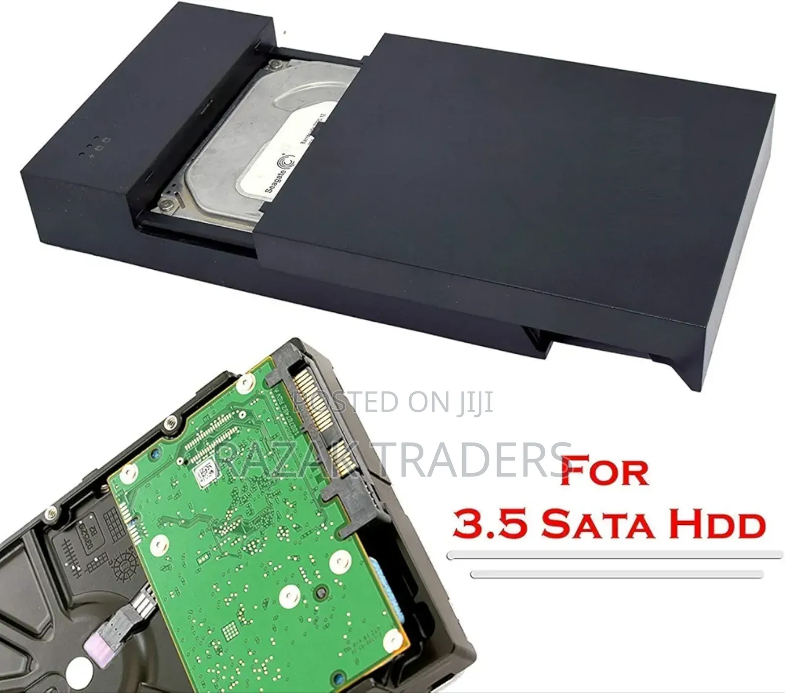 USB 3.0 2 in 1 External Hard Drive Casing for 2.5′′ 3.5′′