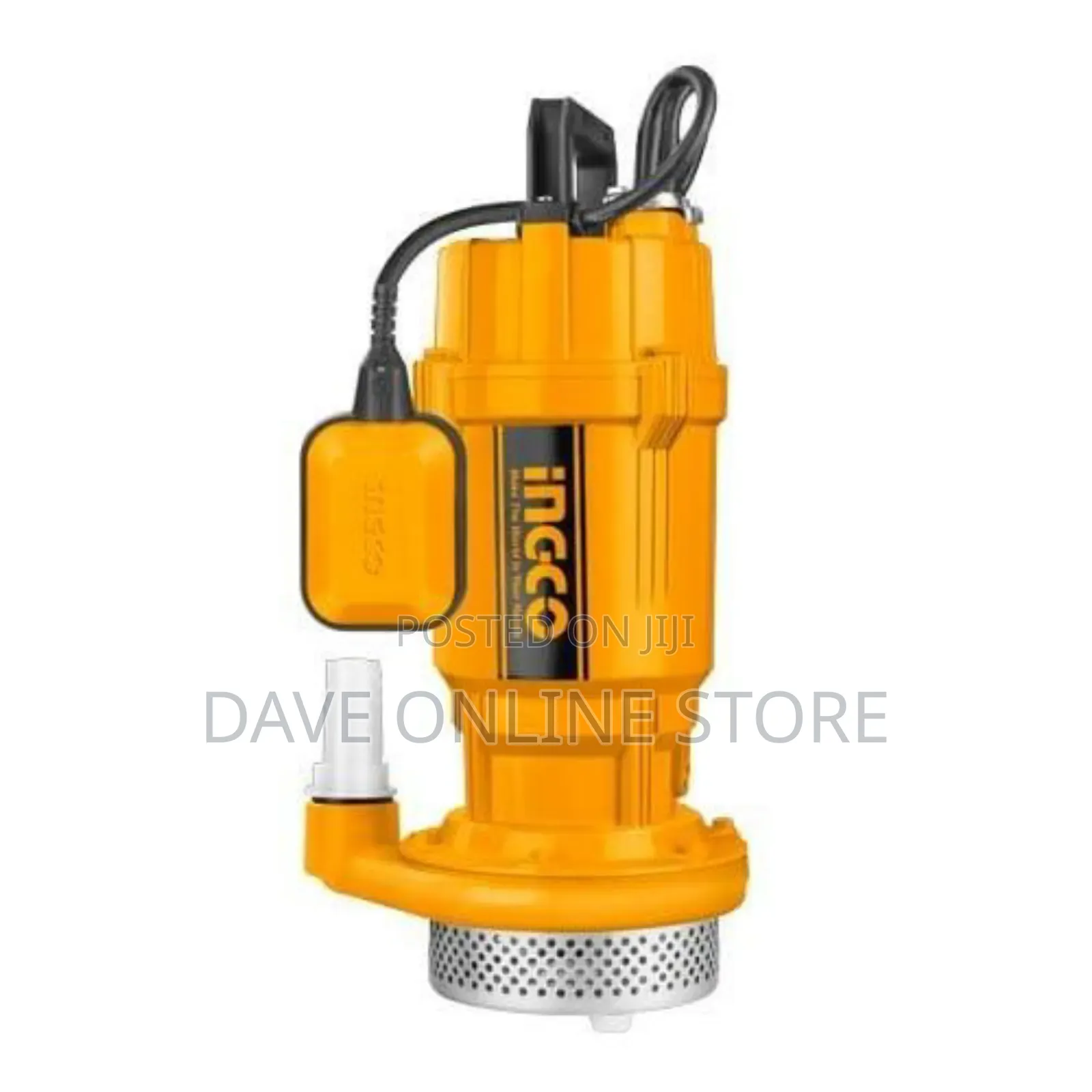 INGCO Submersible Water Pump SPC3708:220-240V~50hz - Orange