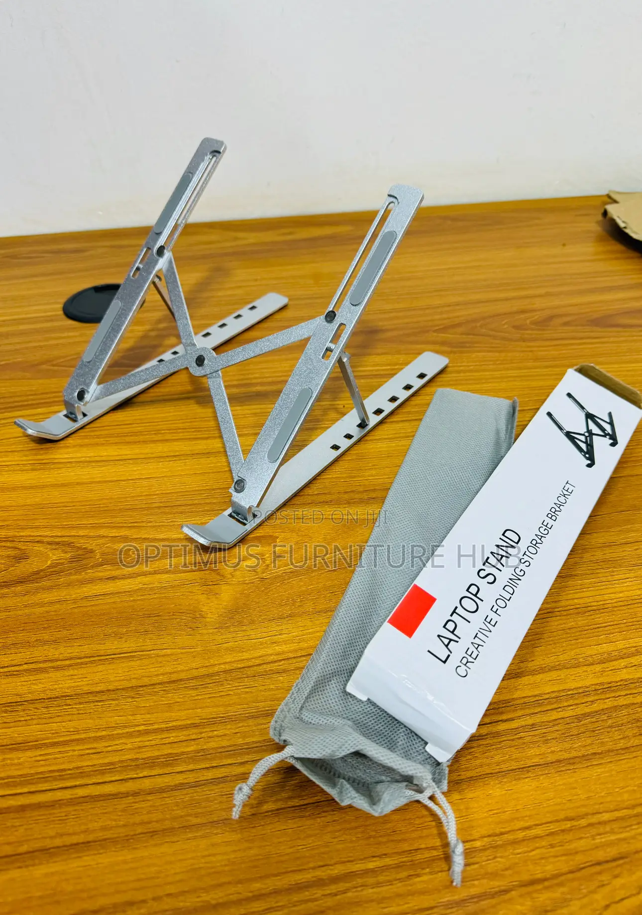 Metallic Laptop Stand