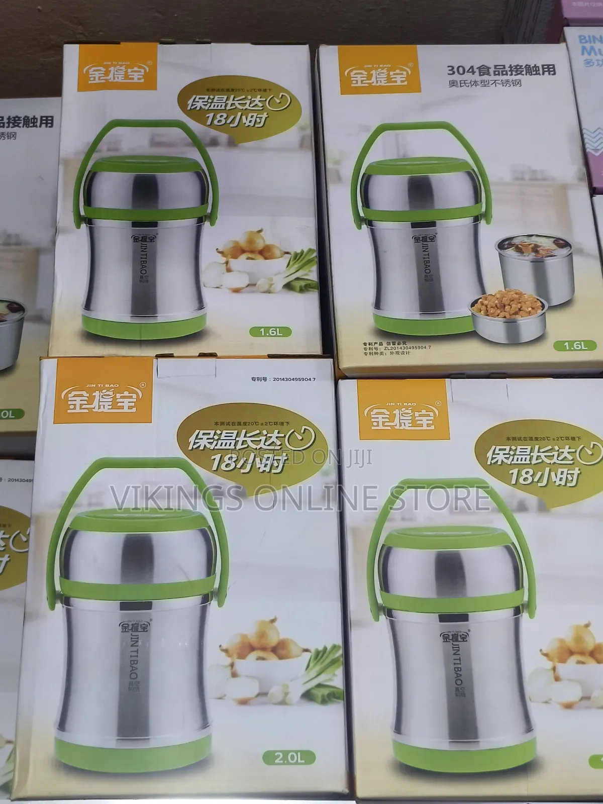 1.6 Litre Jintbao Steel Food Flask