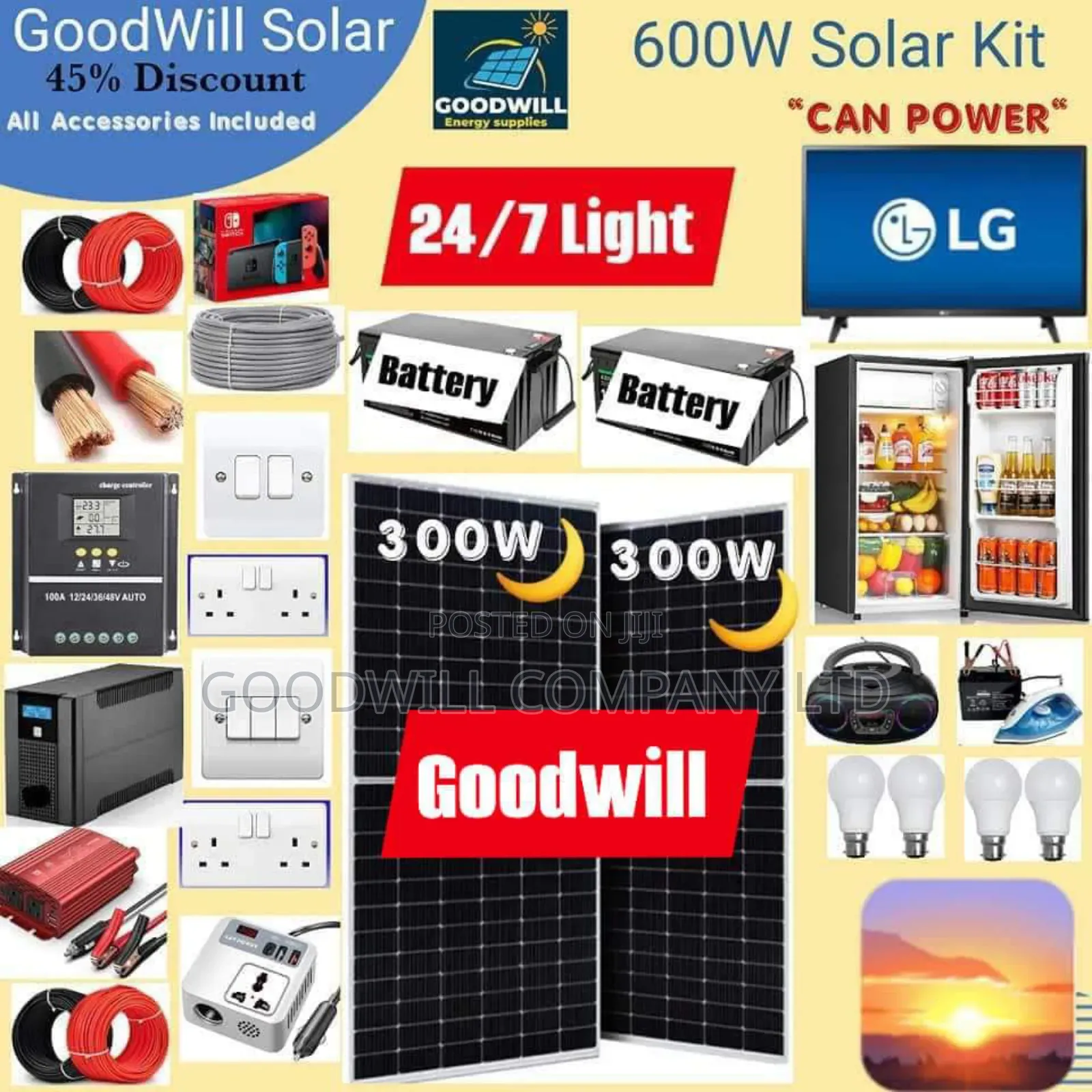 600w Solar Kit German Lininum Newest