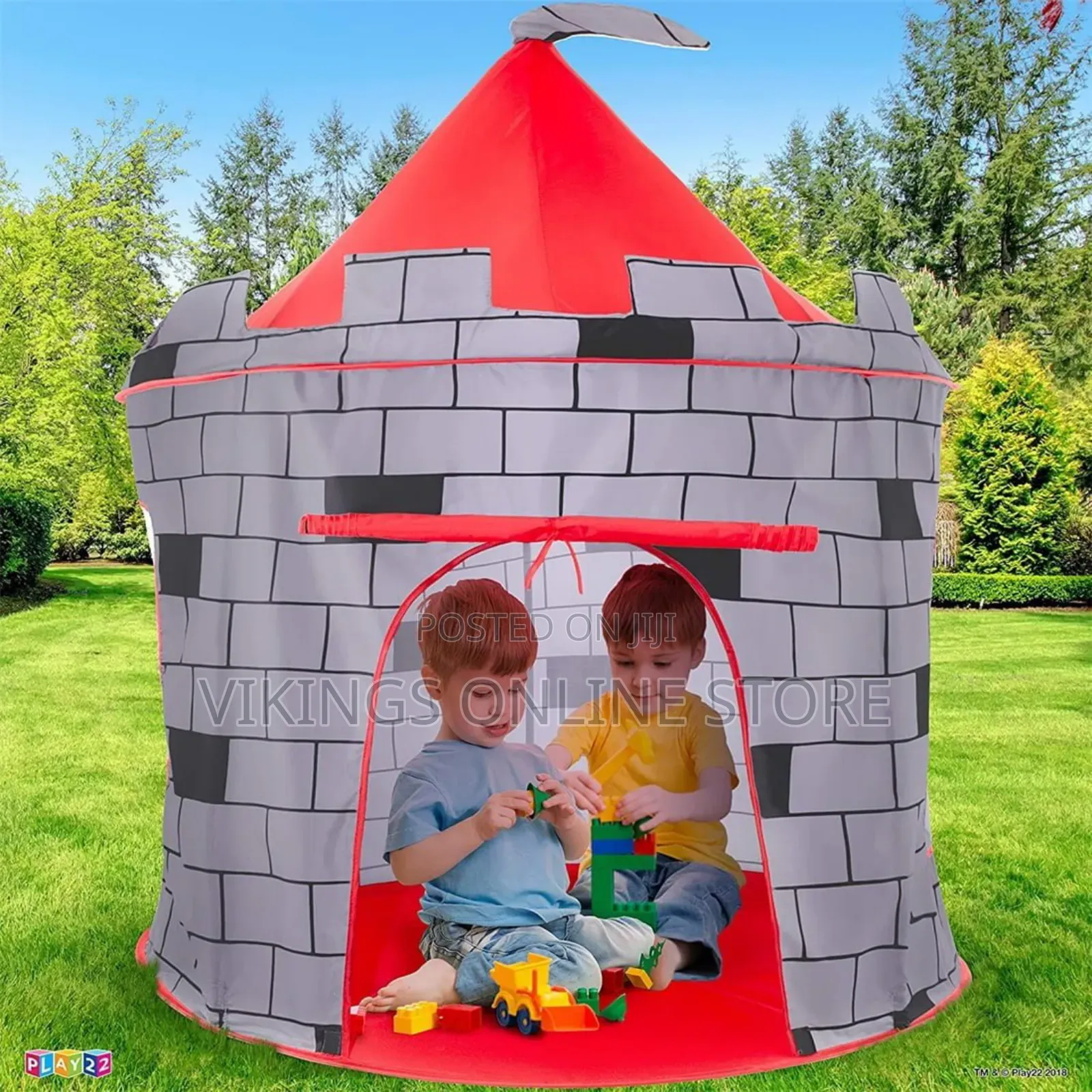 Kids Play Castle Tent With 100 Balls