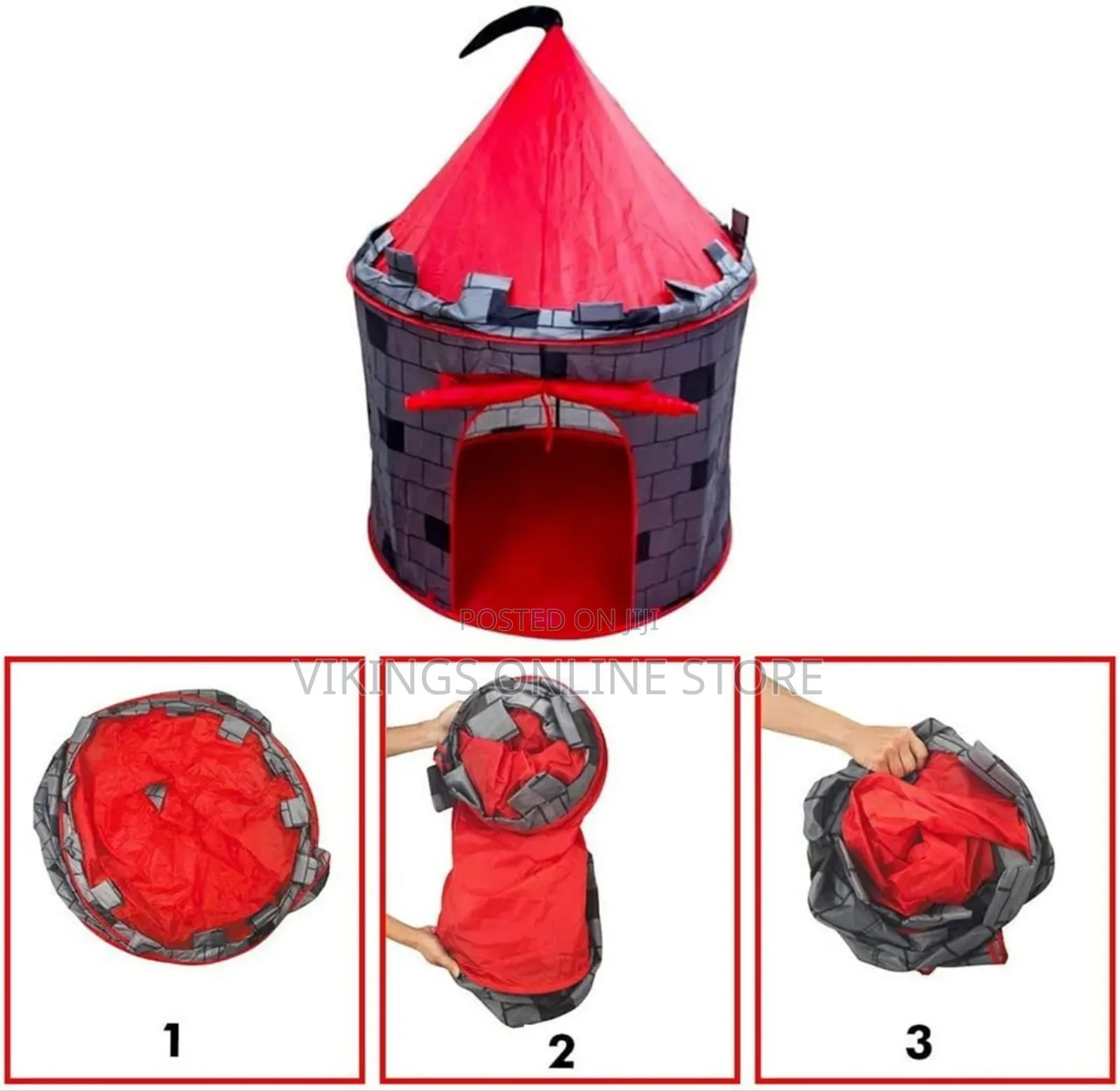 Kids Play Castle Tent With 100 Balls